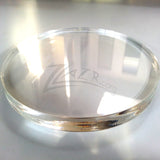 1.25" x 1/2" Super THICK Circle Clear Acrylic Plastic Plexiglass (1-1/4")