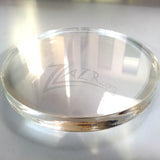 1.75" x 1/2" Super THICK Circle Clear Acrylic Plastic Plexiglass