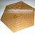 Template Nested HEXAGON 8"(8 piece) Acrylic Plexiglass Quilt Stencil - 1/8" Thick