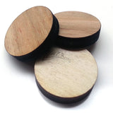 Wood Thick Circles 1" x 1/4" (Nominal) Craft Disc Flat Hard wood Shapes USA MADE!