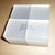 SQUARES 1/16" x 2" Clear Acrylic Plastic Plexiglass Geometric Craft