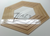 Template Nested HEXAGON 8"(4 piece) Acrylic Plexiglass Quilt Stencil - 1/8" Thick