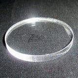 CIRCLE 1-1/4" x 3/8" THICK Clear Acrylic Plastic Plexiglass Geometric Craft