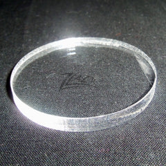 CIRCLE LARGE 2.25"x1/4" THICK Clear Acrylic Plastic Plexiglas