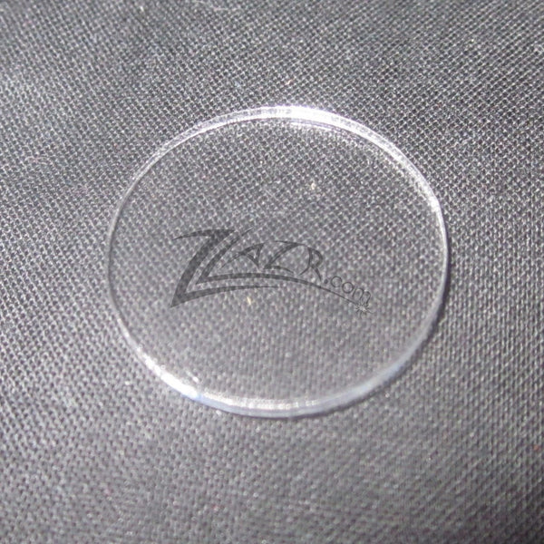 Clear Acrylic Disks, Round Circles for Arts and Craft Supplies (2.25  Inches, 20 Pack)