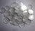 CIRCLE THIN 3.25"x1/16" Clear Acrylic Plastic Plexiglass