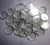 CIRCLE THIN 2.75"x1/16" Clear Acrylic Plastic Plexiglass