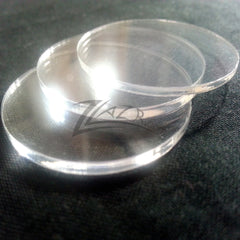 CIRCLE THIN 3.25"x1/16" Clear Acrylic Plastic Plexiglass