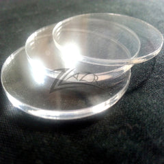 CIRCLE THIN 2.75"x1/16" Clear Acrylic Plastic Plexiglass