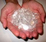 3/4" x 1/16" Thin Small Circle Clear Acrylic Disc