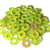 Washer COLOR 3/4"x1/8" with 5/16" HOLE Acrylic Circle Disc Spacer - NEON GREEN