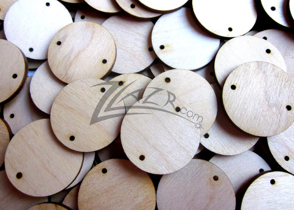 7/8x1/4 (nominal thickness) Wooden Circle Disc Tag Family Birthday Date  Board Craft Supplies - ZLazr