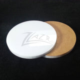 WHITE .5" x 1/8" Circles Acrylic Disc Pendants (1/2")