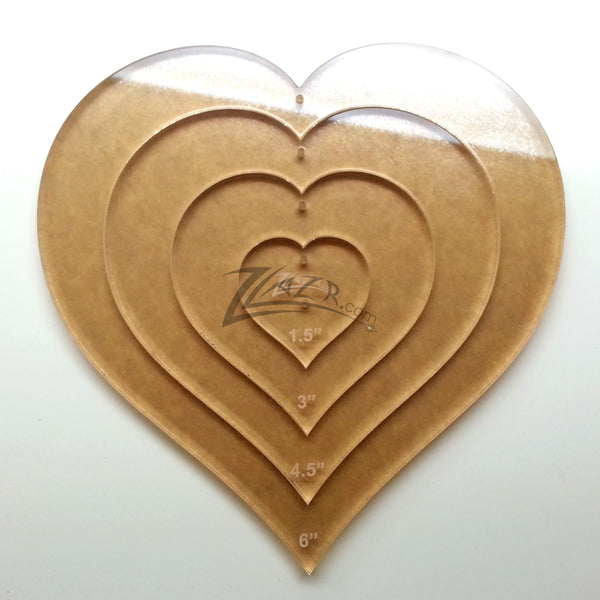 HEART SET (3) JUMBO Paperclip (Clear) - Resin Heaven Creations HEART SET (3) JUMBO Paperclip (Clear) - Resin Heaven Creations