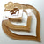 Template Nested HEART 6" Acrylic Plastic Stencil Quilting 1/4"