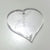 HEART 1" x 1/8" 2-HOLES Clear Acrylic HEARTS Plastic Plexiglass Geometric Craft