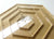 Template Nested 4" x 1/8" HEXAGON Acrylic Plastic Stencil Quilting