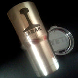 Metal Tumbler Cup Laser Marking Stainless Steel - Yeti, RTIC, Ozark, ThinkSport, CamelBak, etc.