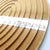 Template Nested OVAL 8" x 10" Acrylic Plexiglass Quilt Stencil - Longarm 1/4"