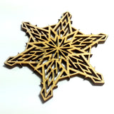 Snowflake "N" Wood Holiday 1/8"