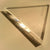 3" x 3" x 1/4" Equilateral Triangle Clear Acrylic Plastic Plexiglass