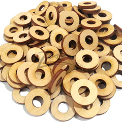 3/4" Wooden Tattoo Washers Circle