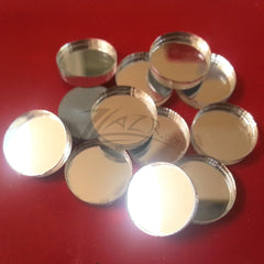(0.5") 1/2"x1/16" THIN MIRROR Circles Acrylic Disc - Special