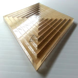 Template Nested DIAMOND 1/2"-4"(8 piece) Acrylic Plexiglass Quilting Stencil 1/4"