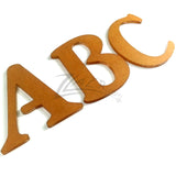 1" ABC Letters 1/8" Thick Clear Acrylic (26 alphabet letters) - "AR JULIAN" FONT
