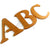 3" ABC Letters 1/8" Thick Clear Acrylic (26 alphabet letters) - "AR JULIAN" FONT