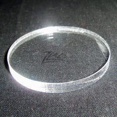 CIRCLE LARGE 8"x1/4" THICK Clear Acrylic Plastic Plexiglass Geometric Craft