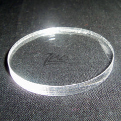 CIRCLE LARGE 3"x1/4" THICK Clear Acrylic Plastic Plexiglass Geometric Craft