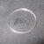 CIRCLE THIN 3.25"x1/16" Clear Acrylic Plastic Plexiglass