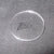 CIRCLE THIN 1-1/4"x1/16" Clear Acrylic Plastic Plexiglass