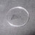 CIRCLE THIN 1-3/8"x1/16" Clear Acrylic Plastic Plexiglass