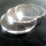 CIRCLE THIN 1-7/8"x1/16" Clear Acrylic Plastic Plexiglass