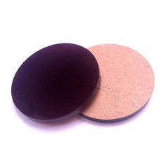 Purple 1.5" x 1/8" Circles Acrylic Disc Pendants