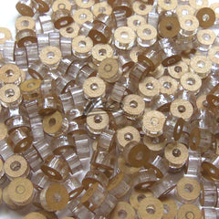 Small Acrylic Circle Beads 1/4"x1/8" with CENTER HOLE Craft Disc USA MADE!