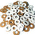 Washer COLOR 3/4"x1/8" with 5/16" HOLE Acrylic Circle Disc - WHITE