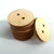 Wood Circle Buttons 1" x 1/8" 2-HOLE Sewing Craft Disc Flat Hard wood Shapes USA MADE!
