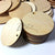 Wood Circles 3"x1/8" 1-Key Chain HOLE Craft Disc Flat Hard wood Shapes USA MADE!