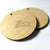 Wood Circles 1"x1/8" 1-Key Chain HOLE Craft Disc Flat Hard wood Shapes USA MADE!