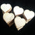 Wooden HEARTS 1.25" x 1/8" Craft Flat Hard wood Shapes (1-1/4 inch) No Holes USA MADE!