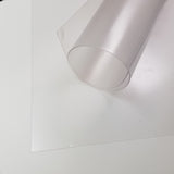 4"X12"x .020" Super Thin Flex Clear Plastic PETG SMALL