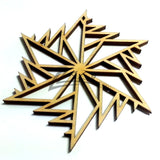 Snowflake "S" Wood Holiday 1/8"