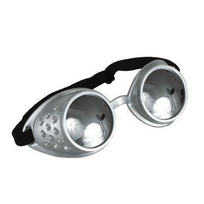 50mm MIRROR SEE-THRU (2-WAY) SteamPunk Goggle Lenses