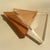 1.5" x 1.5" x 1/4" Equilateral Triangle Clear Acrylic Plastic Plexiglass