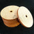2"x1/8" Wooden Circle Disc Craft Board 1 Center Washer Hole (1/4" Dia.) Doughnut Button