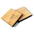 Wood Small 5/8" x 1/8" Squares Craft Tags Flat Hard wood Shapes USA MADE!