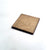 Wood Small 3/4" x 3/4" THIN Squares Craft Tags Flat Hard wood Shapes USA MADE!